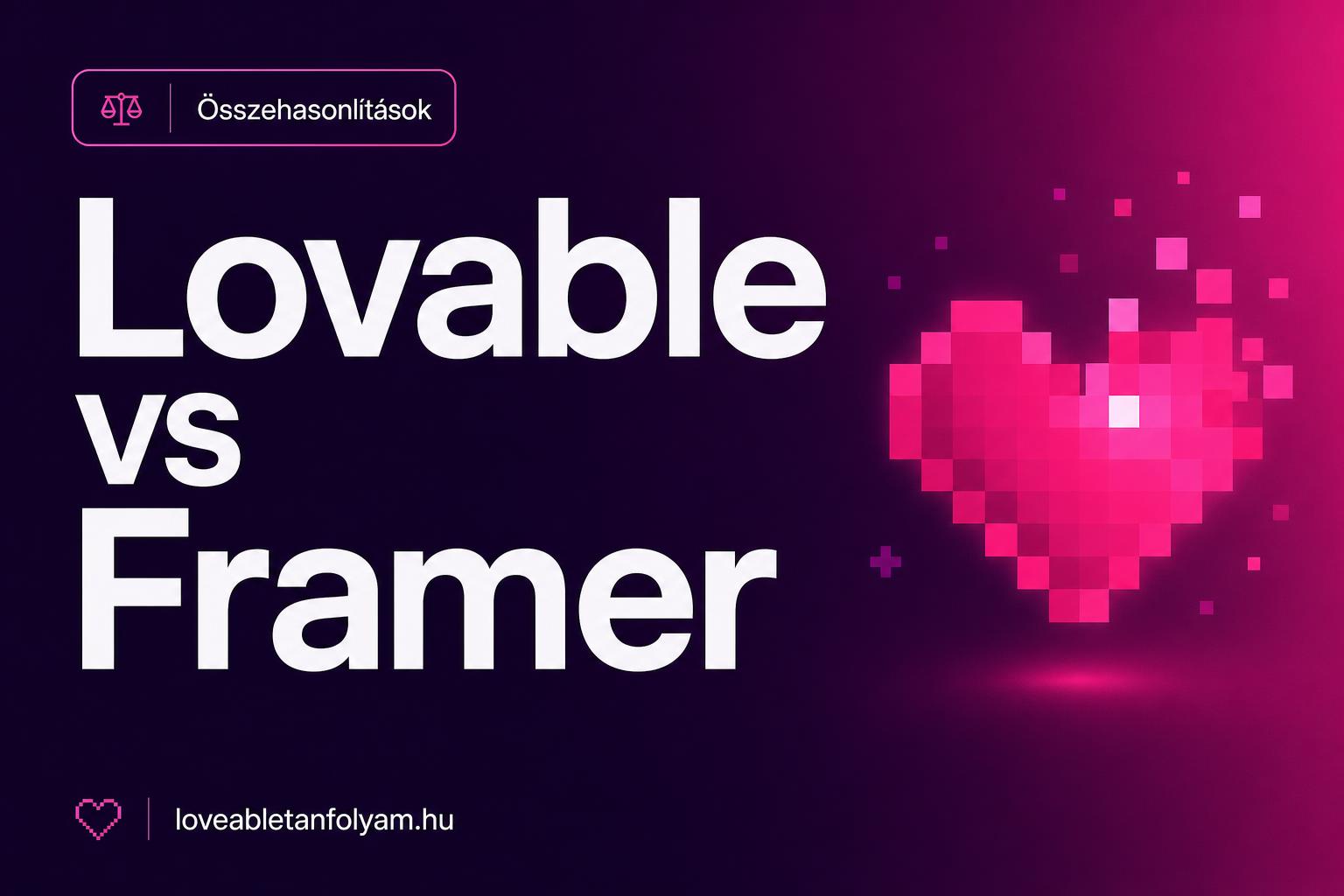 Lovable vs Framer: melyik a jobb választás magyar vállalkozóknak?